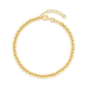 14K Gold 4mm Bead Chain