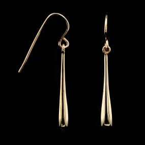 14K Yellow Gold Estate Drop Earrings