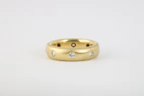 18K Yellow Gold 0.25tcw Diamond Fashion Ring Size 5 (8.14g.)