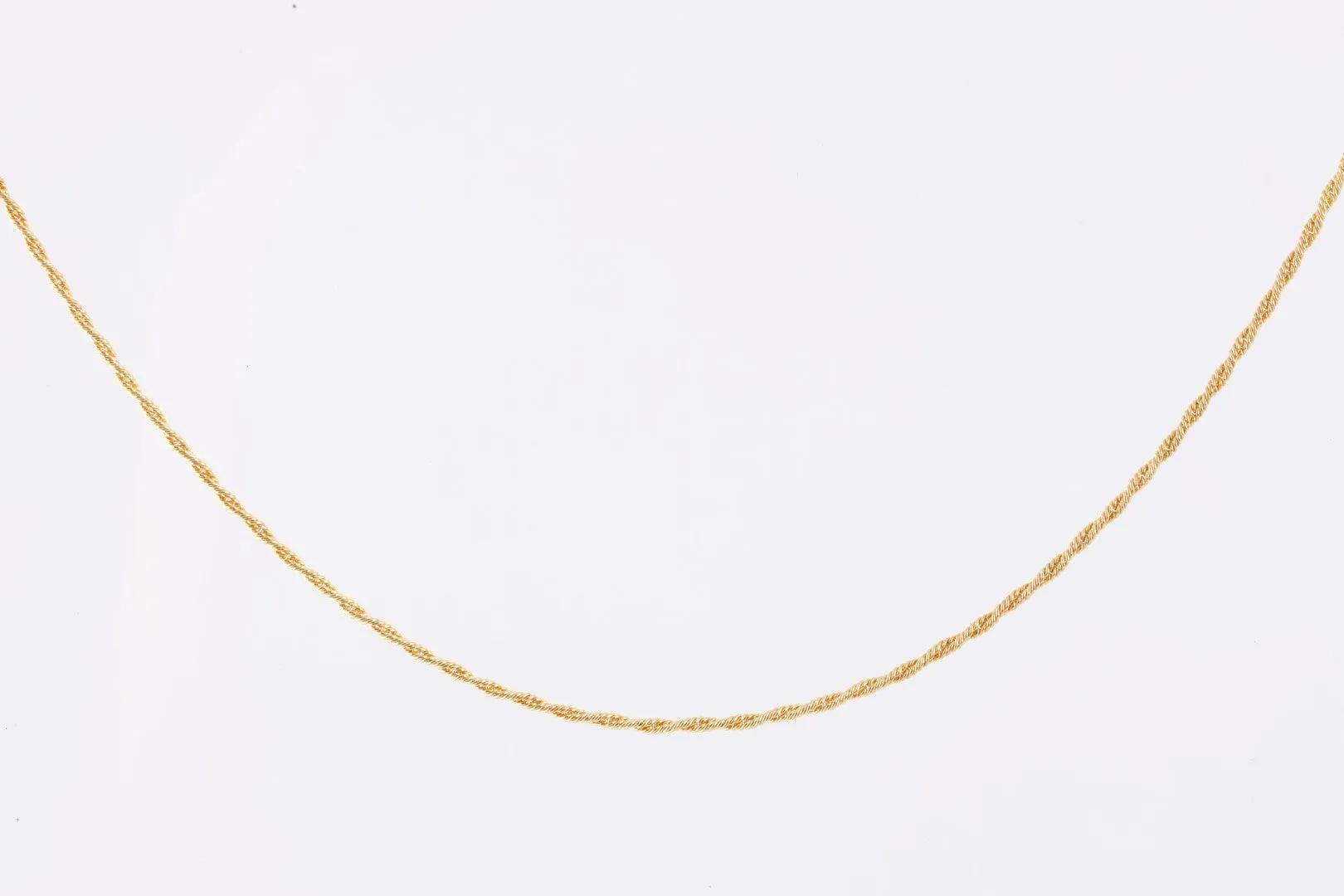 18" 14k Yellow Gold Rope Chain (3.08g.)