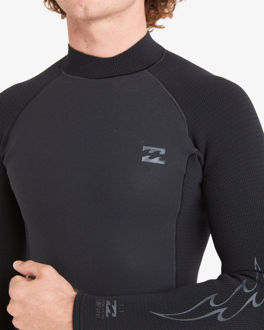 1mm Revolution Natural Wetsuit Jacket - Black