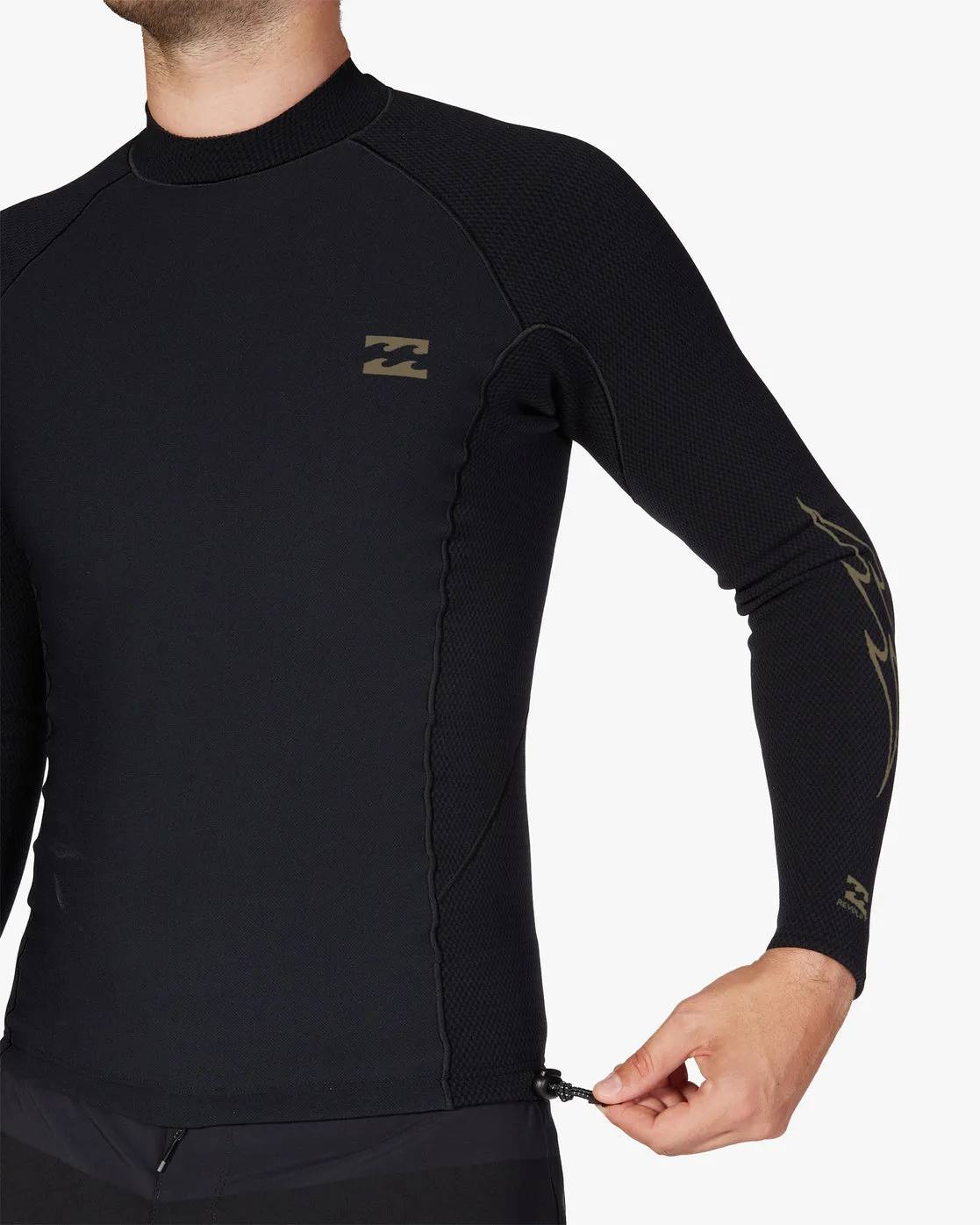 1mm Revolution Natural Wetsuit Jacket - Black