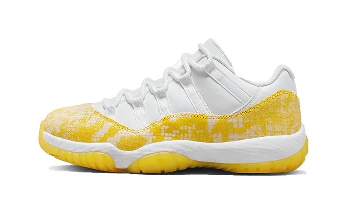 Air Jordan 11 Retro Low Yellow Snakeskin