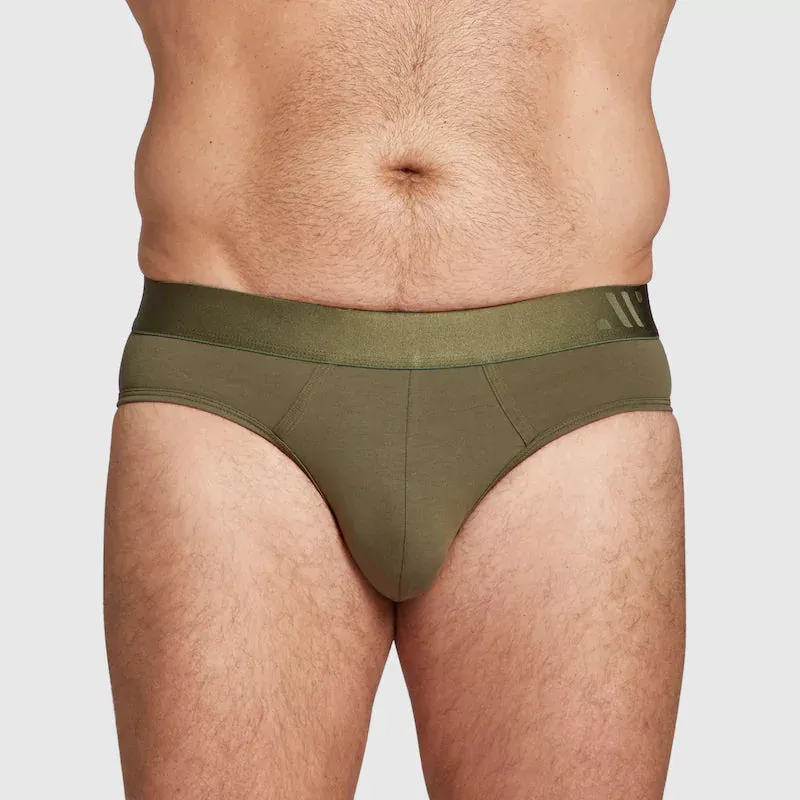 ALPHX Comfort Class Brief - Modern Fit - Moss Green | ALPHX.com