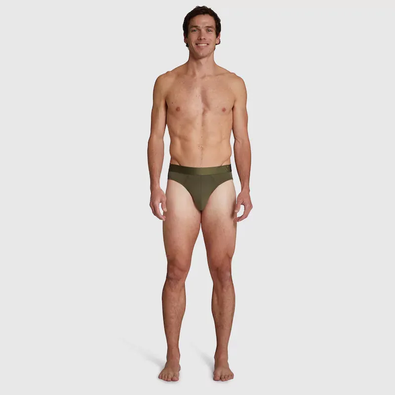 ALPHX Comfort Class Brief - Modern Fit - Moss Green | ALPHX.com