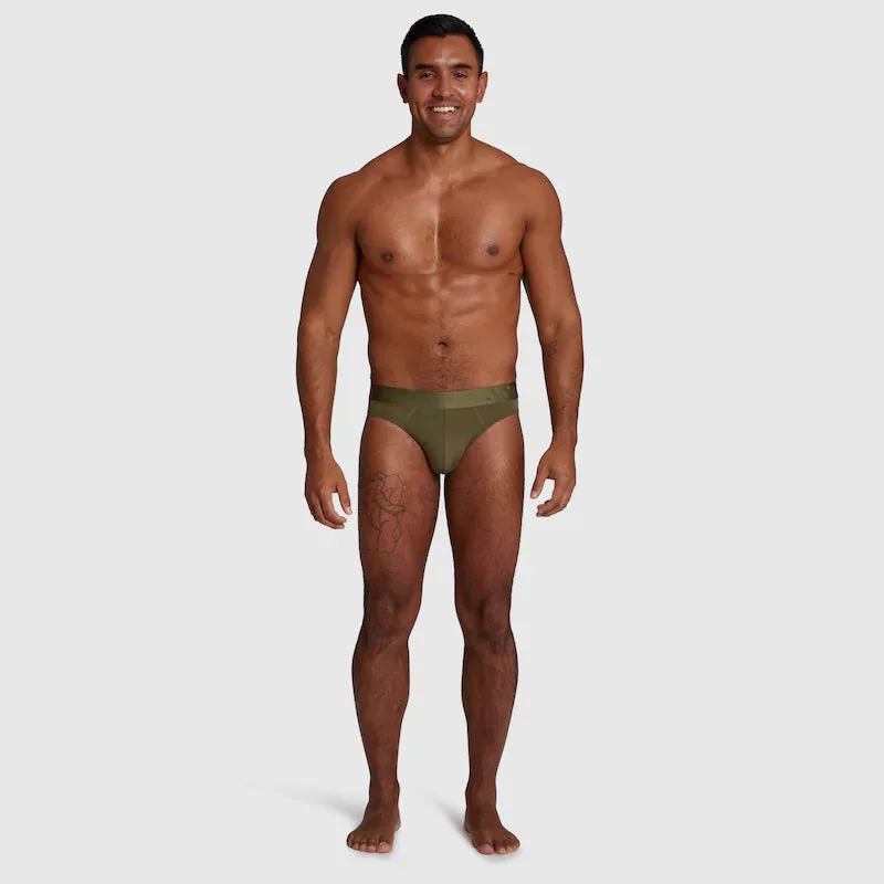 ALPHX Comfort Class Brief - Modern Fit - Moss Green | ALPHX.com