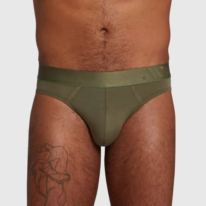 ALPHX Comfort Class Brief - Modern Fit - Moss Green | ALPHX.com