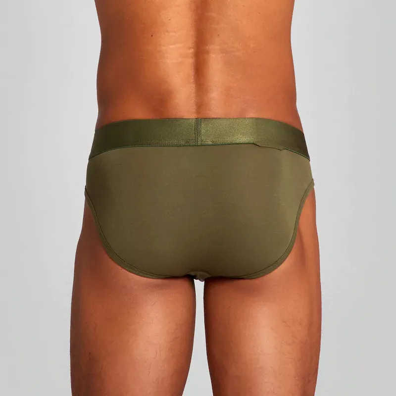 ALPHX Comfort Class Brief - Modern Fit - Moss Green | ALPHX.com