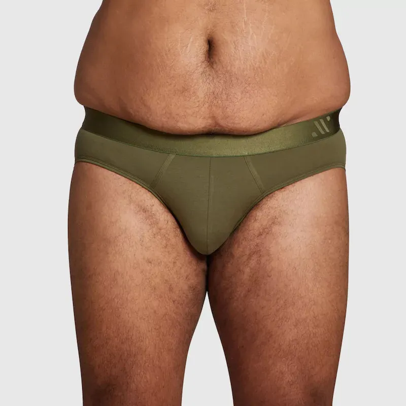 ALPHX Comfort Class Brief - Modern Fit - Moss Green | ALPHX.com