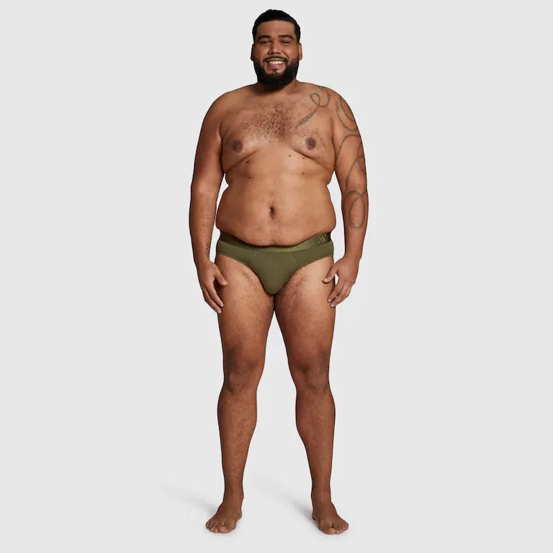 ALPHX Comfort Class Brief - Modern Fit - Moss Green | ALPHX.com