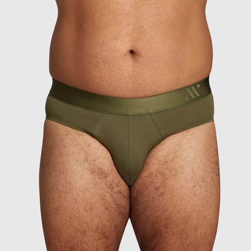 ALPHX Comfort Class Brief - Modern Fit - Moss Green | ALPHX.com