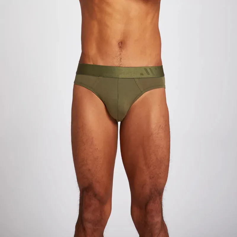 ALPHX Comfort Class Brief - Modern Fit - Moss Green | ALPHX.com