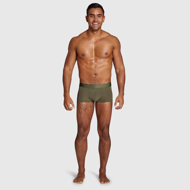 ALPHX Comfort Class Trunk - Modern Fit - Moss Green | ALPHX.com