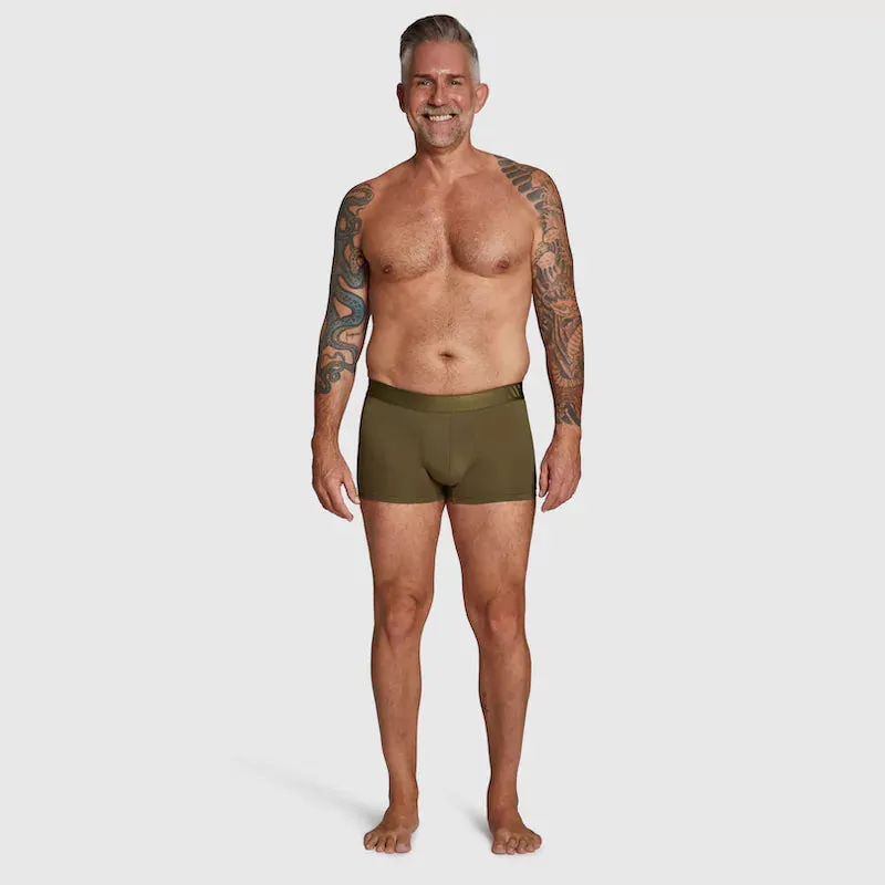 ALPHX Comfort Class Trunk - Modern Fit - Moss Green | ALPHX.com