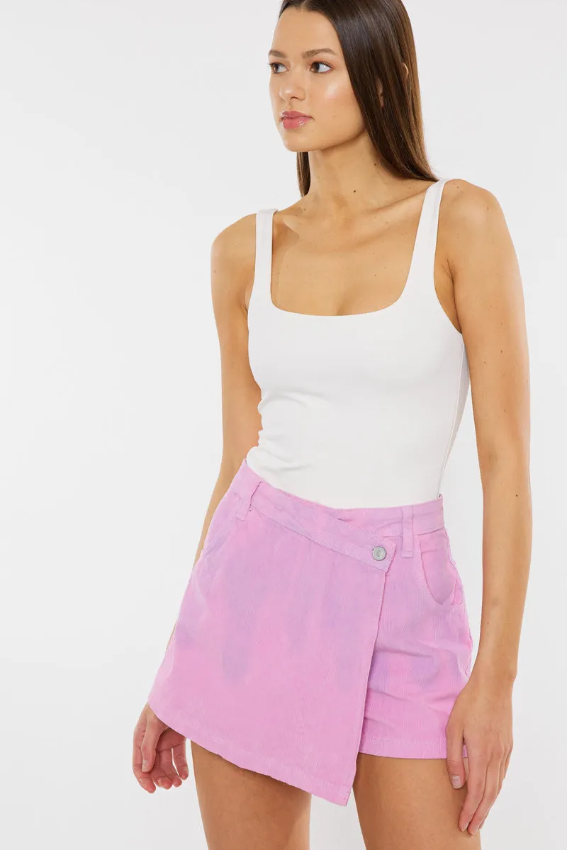 Amara High Rise Corduroy Skort