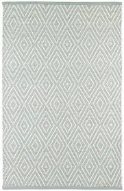 Annie Selke - 3x5 Diamond Light Blue/Ivory Indoor/Outdoor Rug