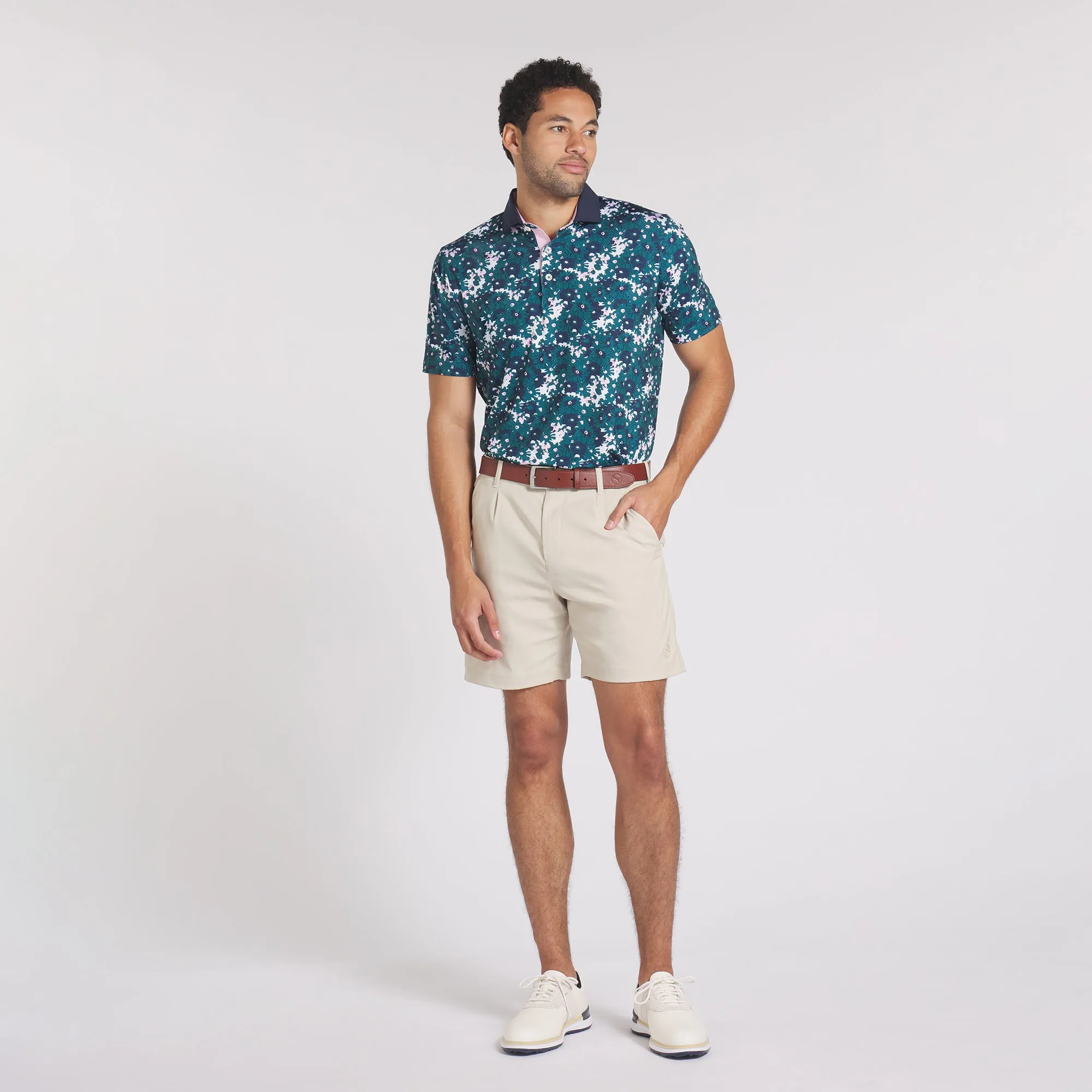 AP Floral Golf Polo