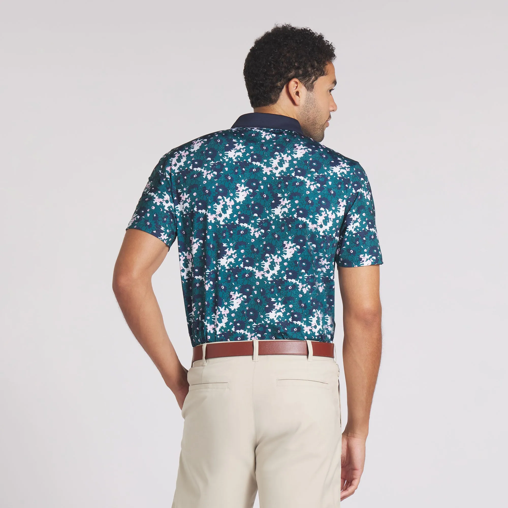 AP Floral Golf Polo