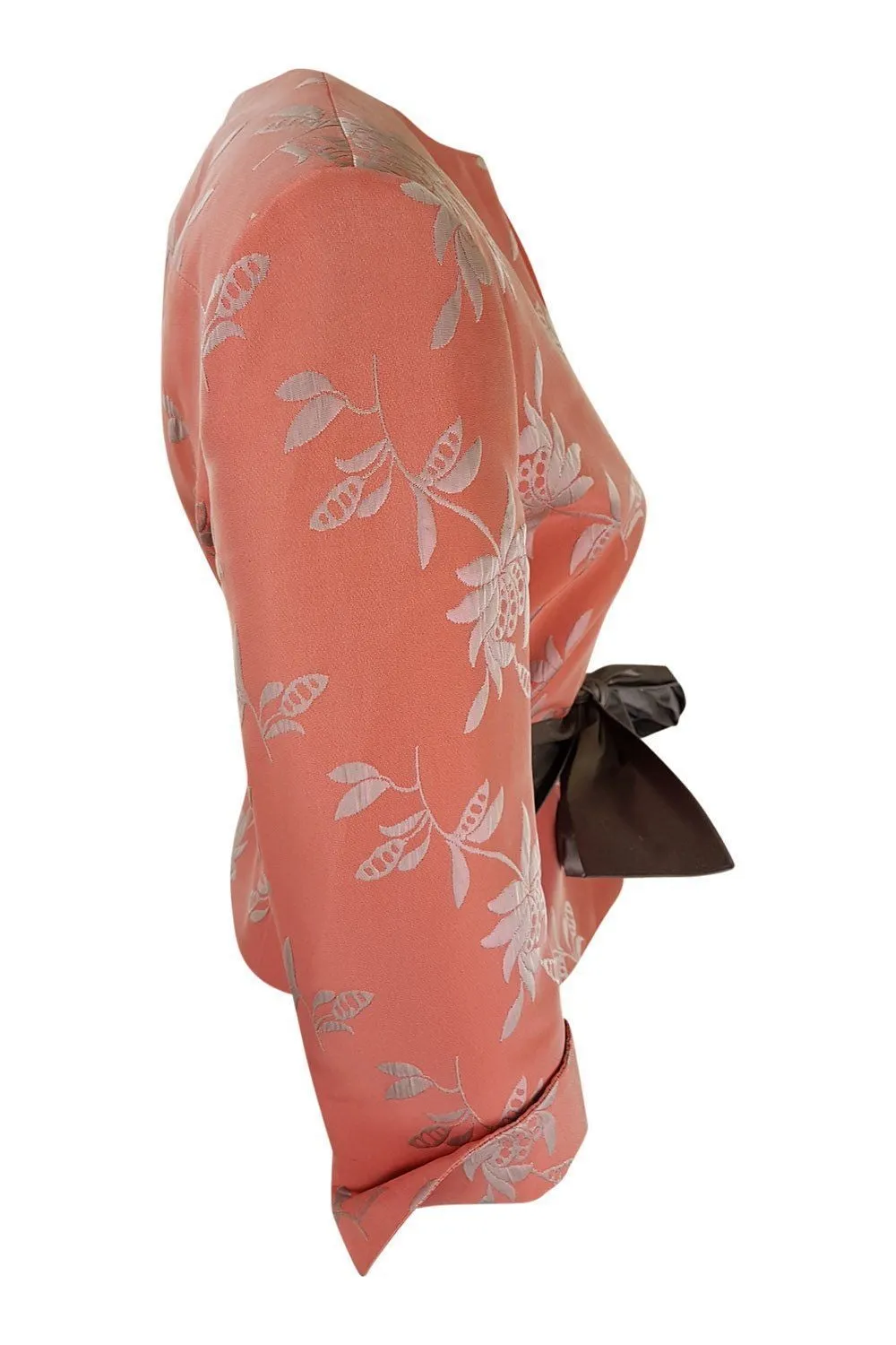 ARMANI Collezioni Silk Blend Pink Floral Print Jacket (6)