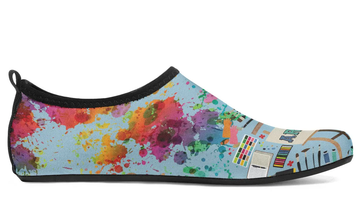 Art Teacher Aqua Barefoot Shoes