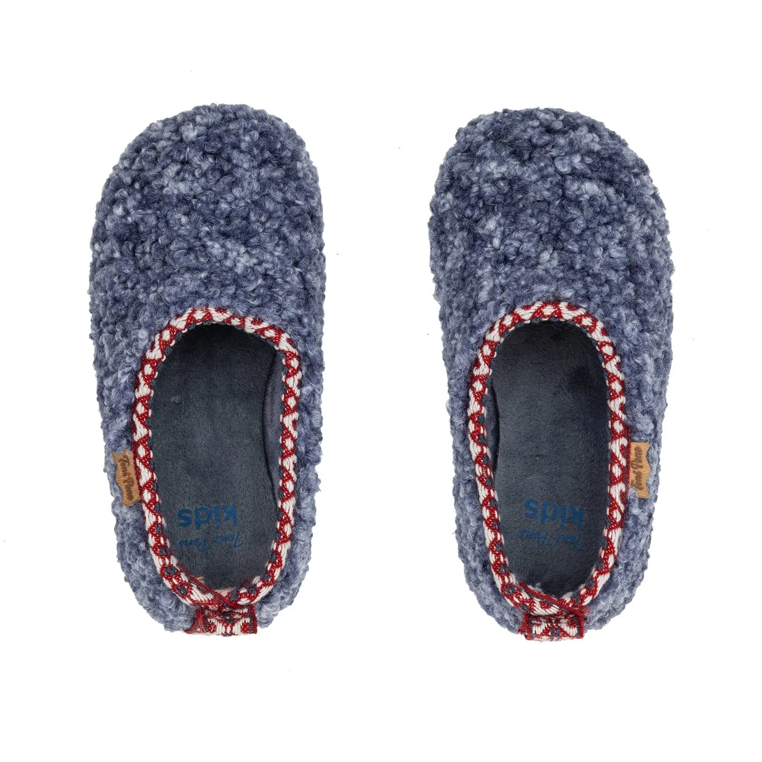 Basic Closed Toe Cotton Slippers for Kids - Lezo-SH