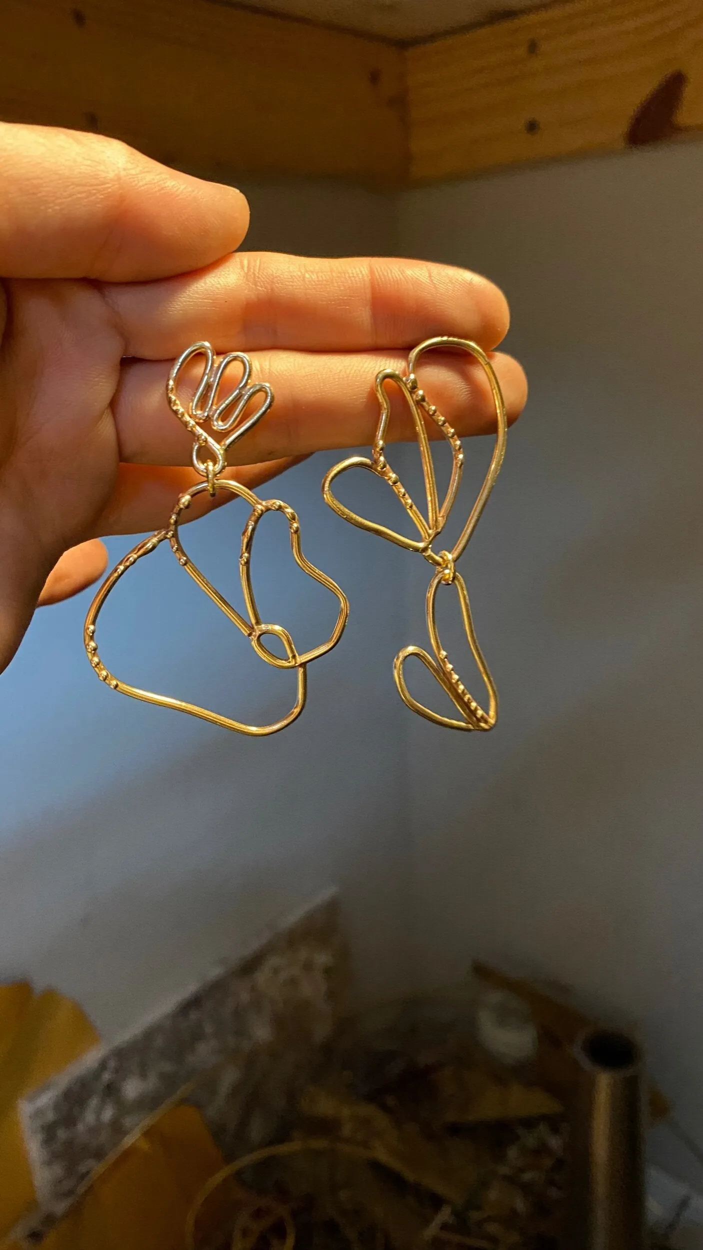 Botanic Asymmetric Earrings