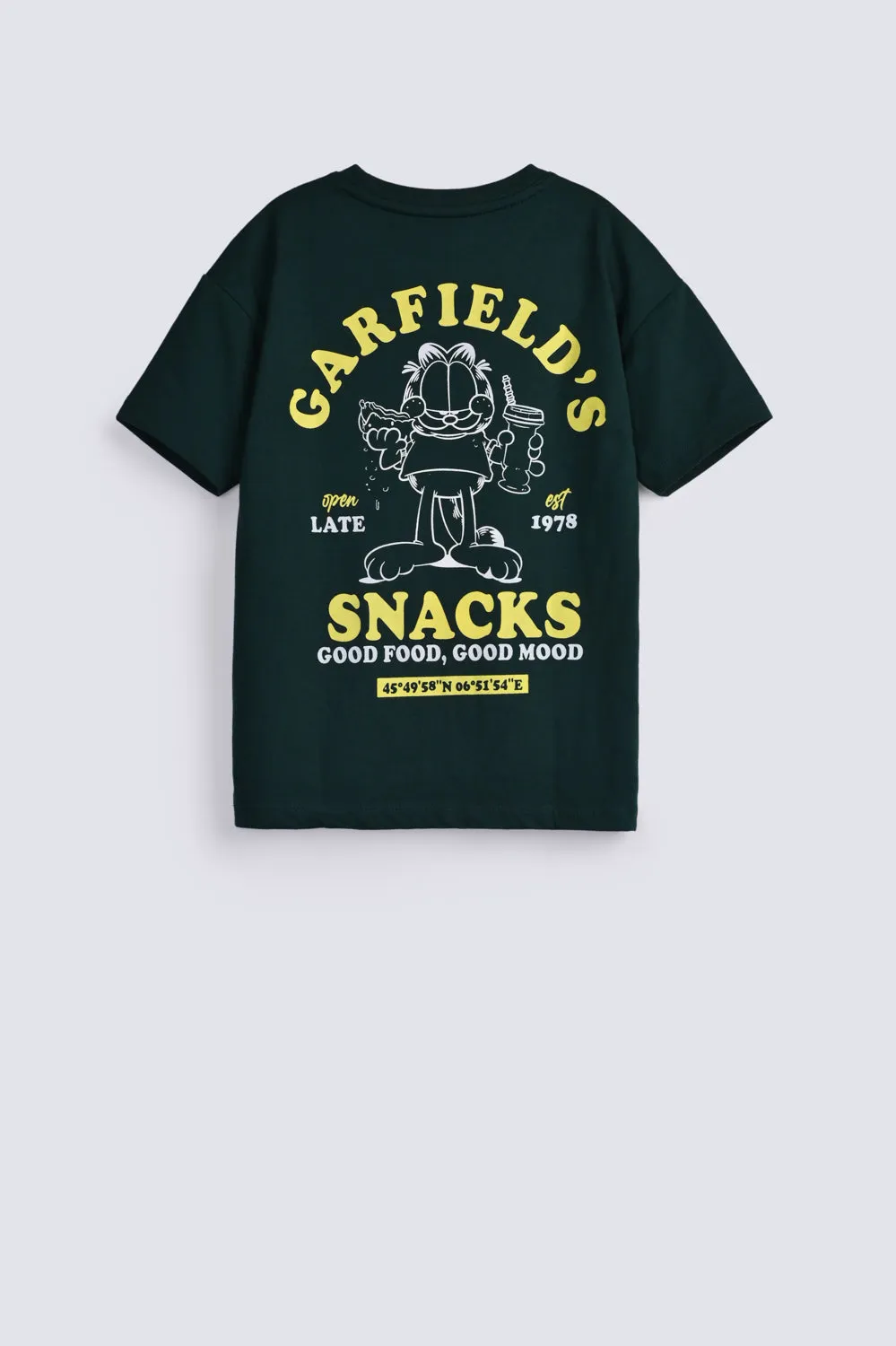 BOYS GARFIELD PRINT TEE