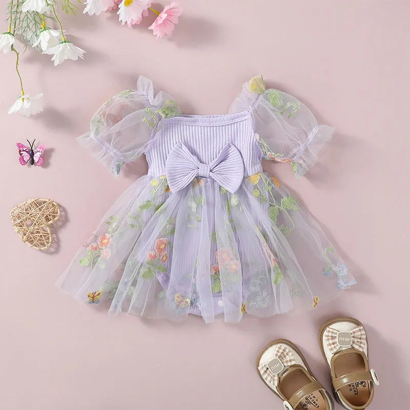 BUTTERFLIES Tulle Romper Dress