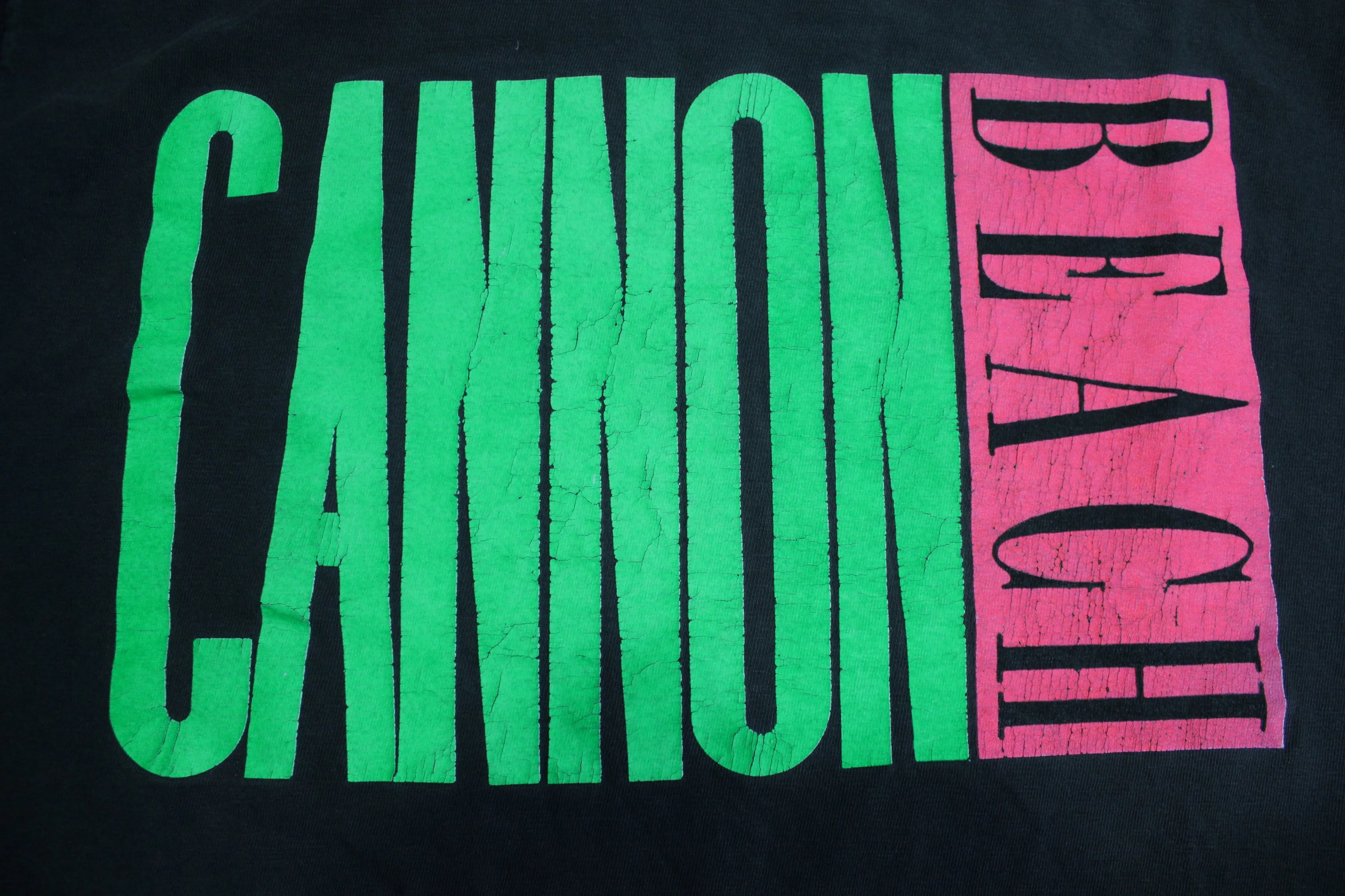 Canon Beach Vintage 80's Oneita Power-T USA Single Stitch Tourist Vacation T-Shirt