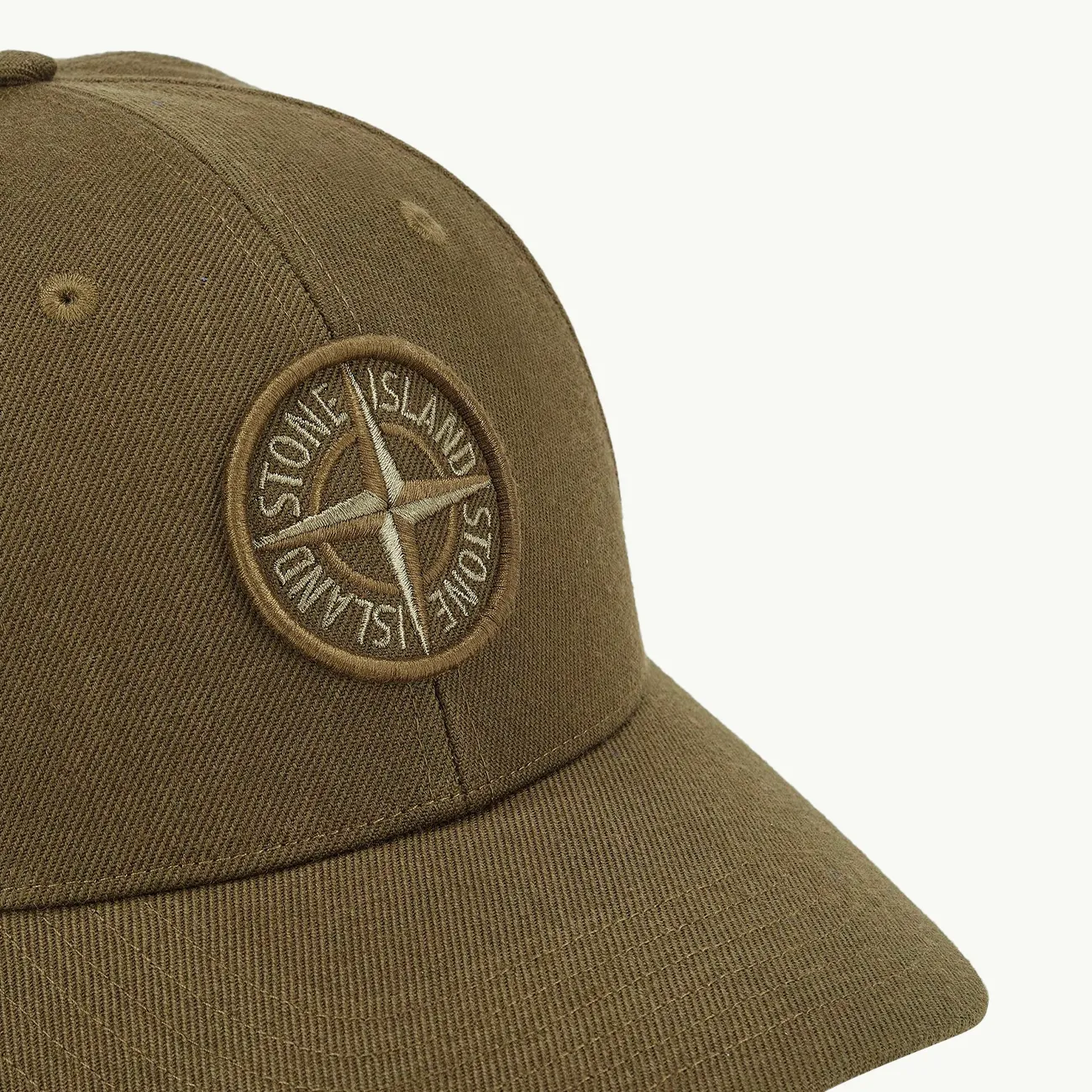 Cap Embroidered Compass Patch - Olive Green 5879