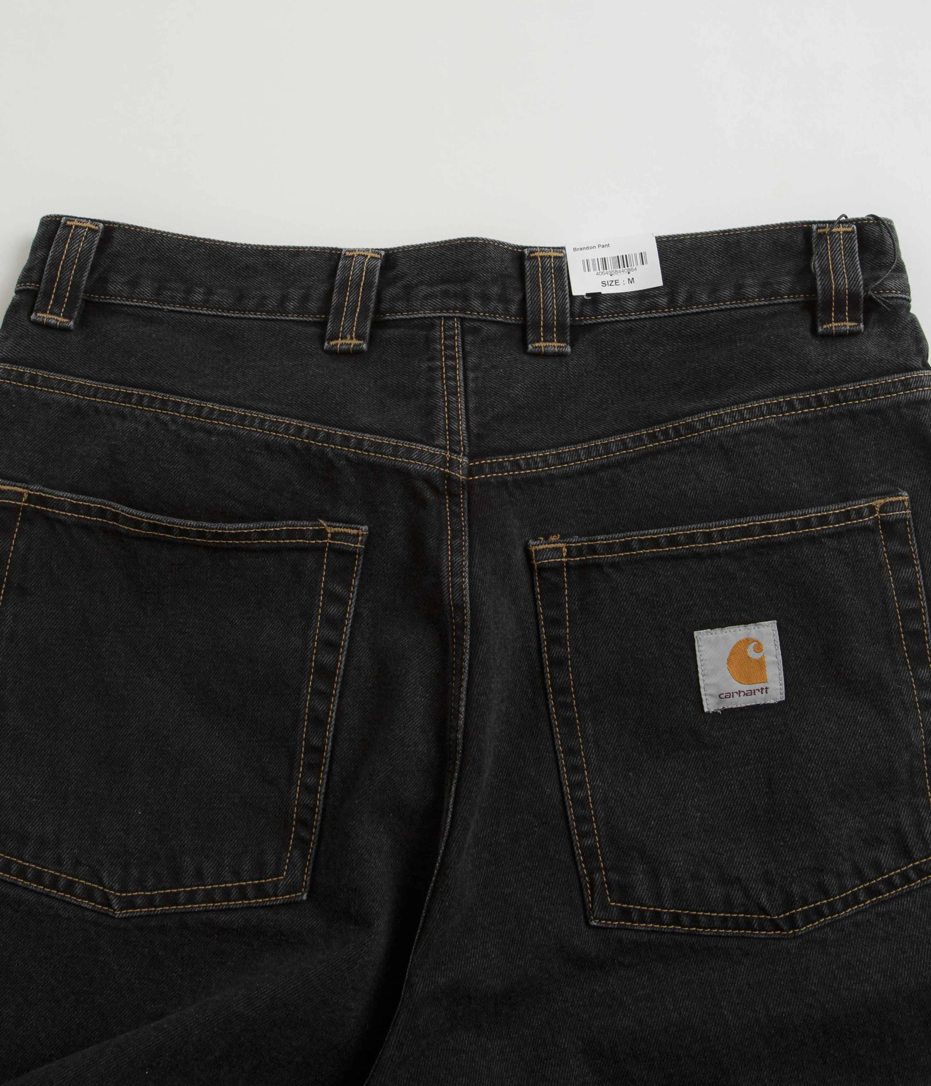 Carhartt Brandon Denim Pants - Black Stone Wash