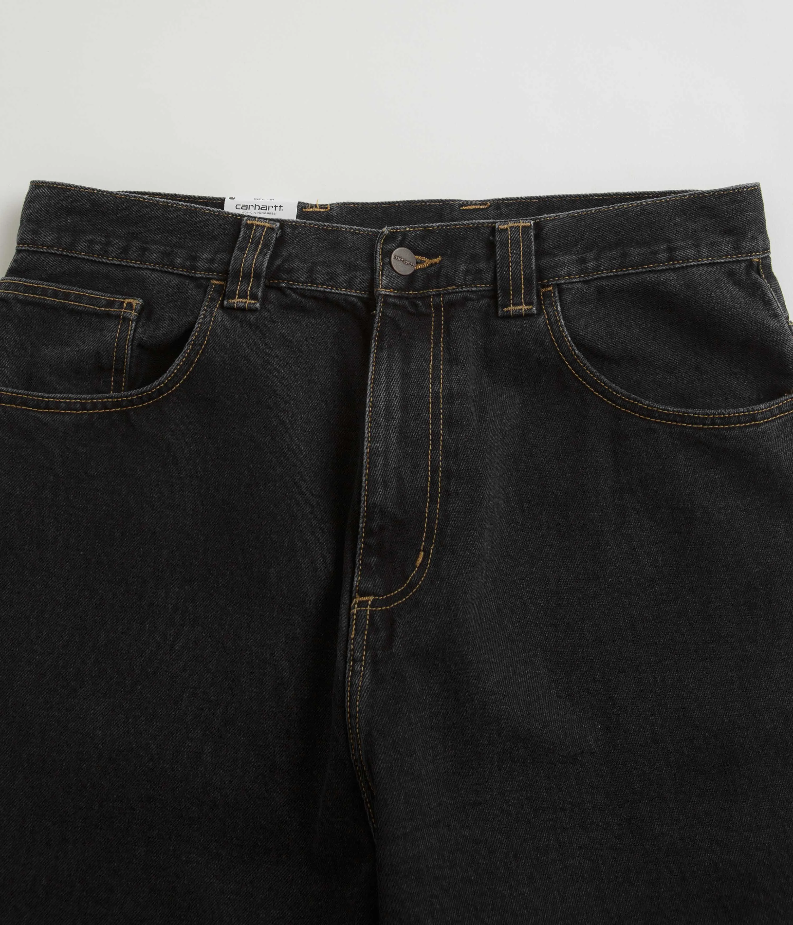 Carhartt Brandon Denim Pants - Black Stone Wash