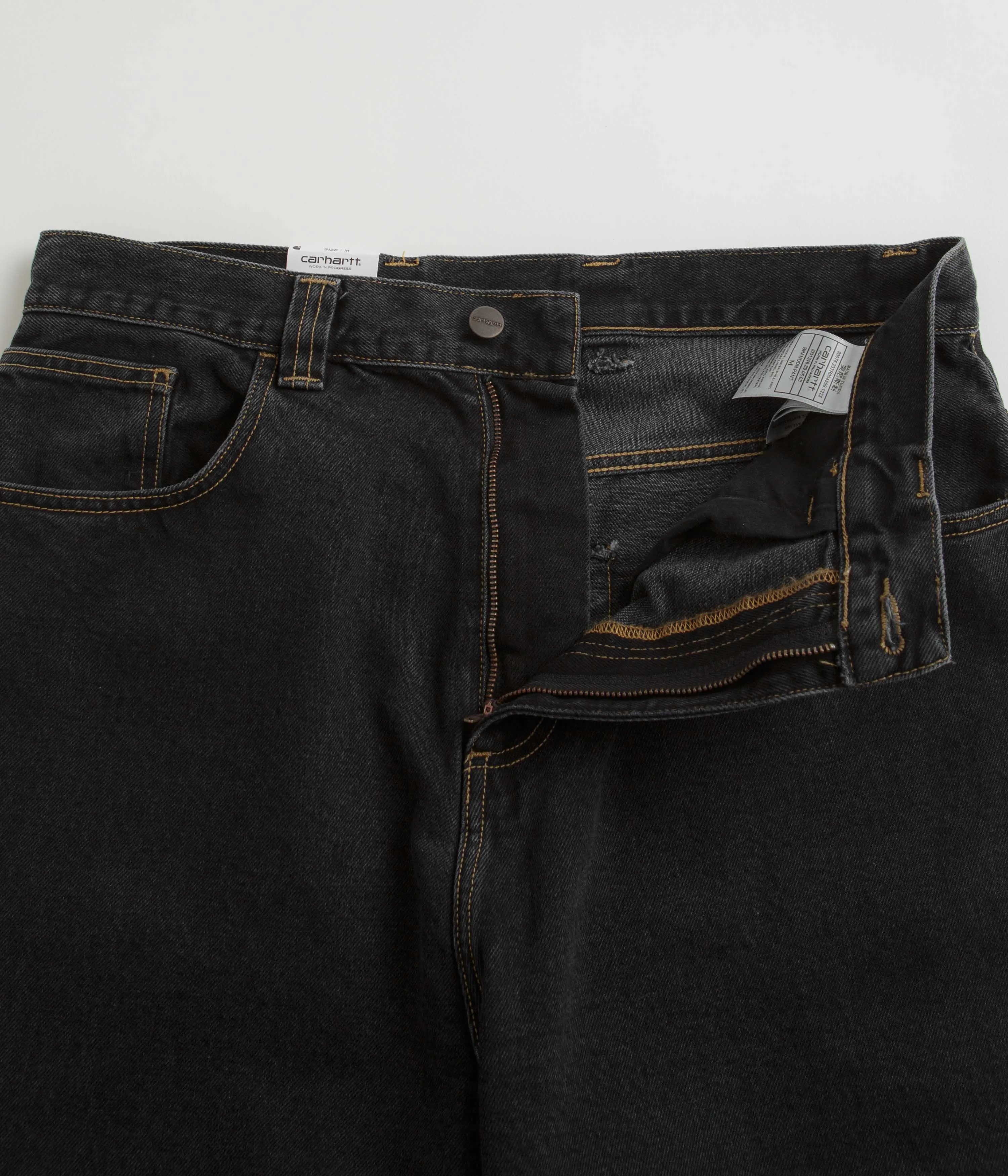 Carhartt Brandon Denim Pants - Black Stone Wash