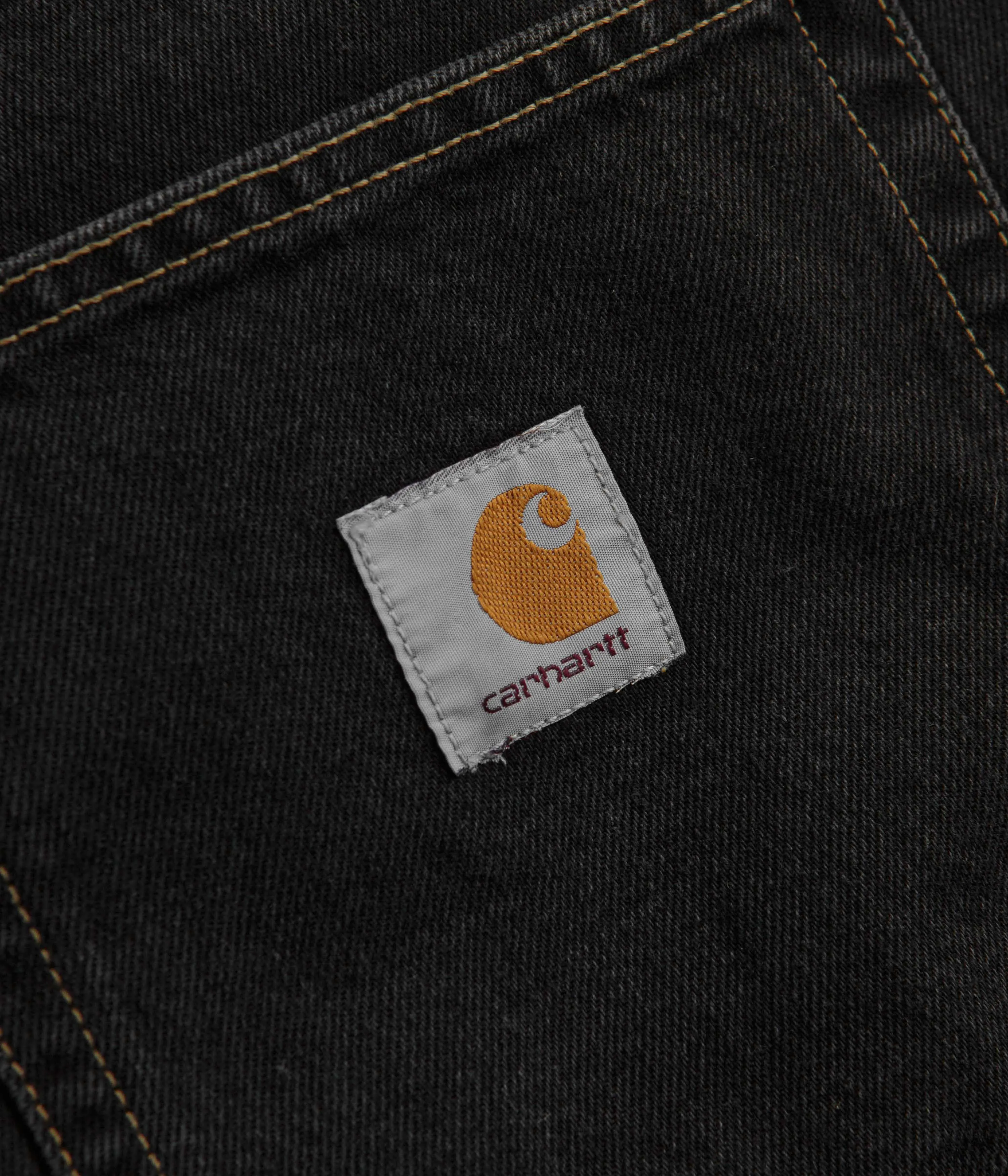 Carhartt Brandon Denim Pants - Black Stone Wash