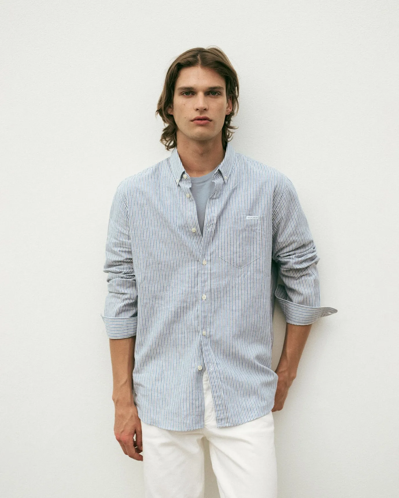 Carnot "linen and cotton" shirt