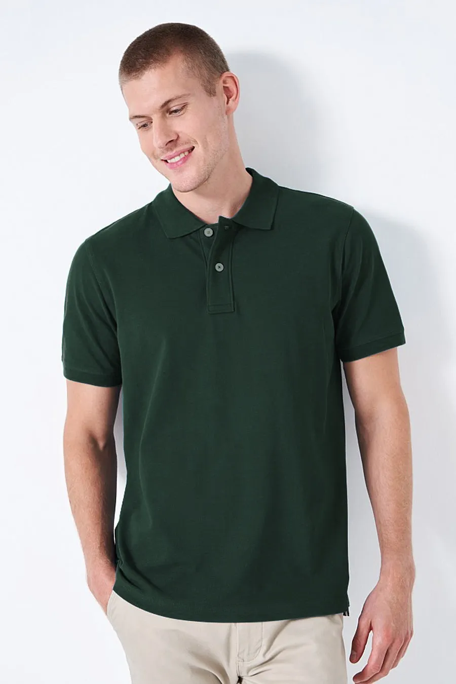 Classic Polo in Army Green