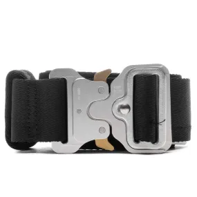 Classic Rollercoaster Belt - Black/Silver