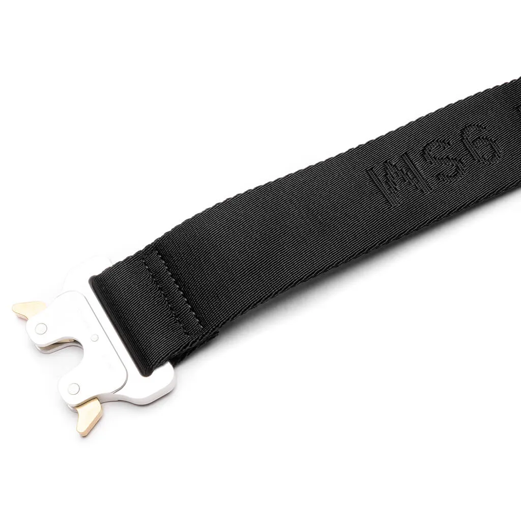 Classic Rollercoaster Belt - Black/Silver