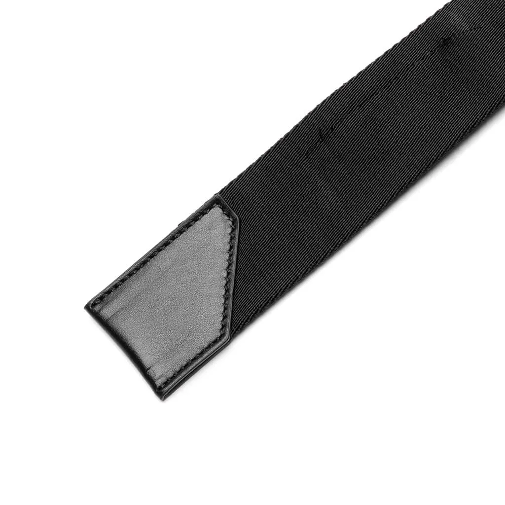 Classic Rollercoaster Belt - Black/Silver