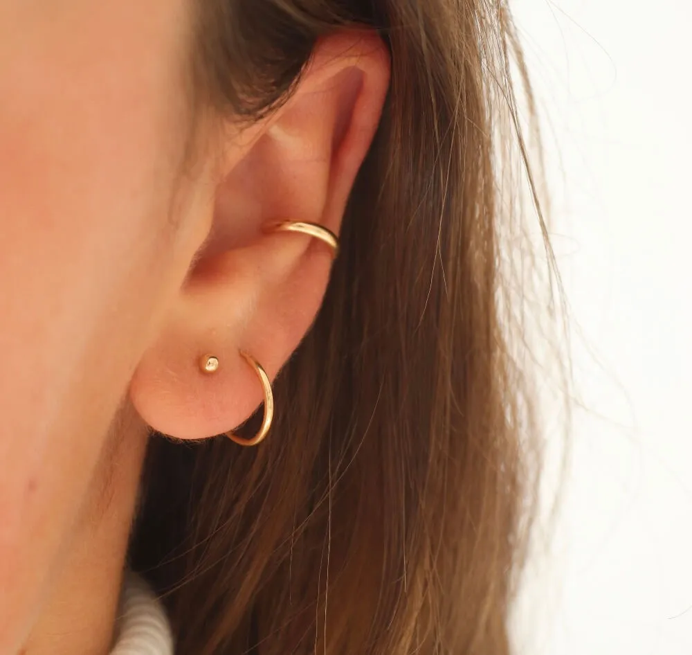 Classic Studs in 14k Gold