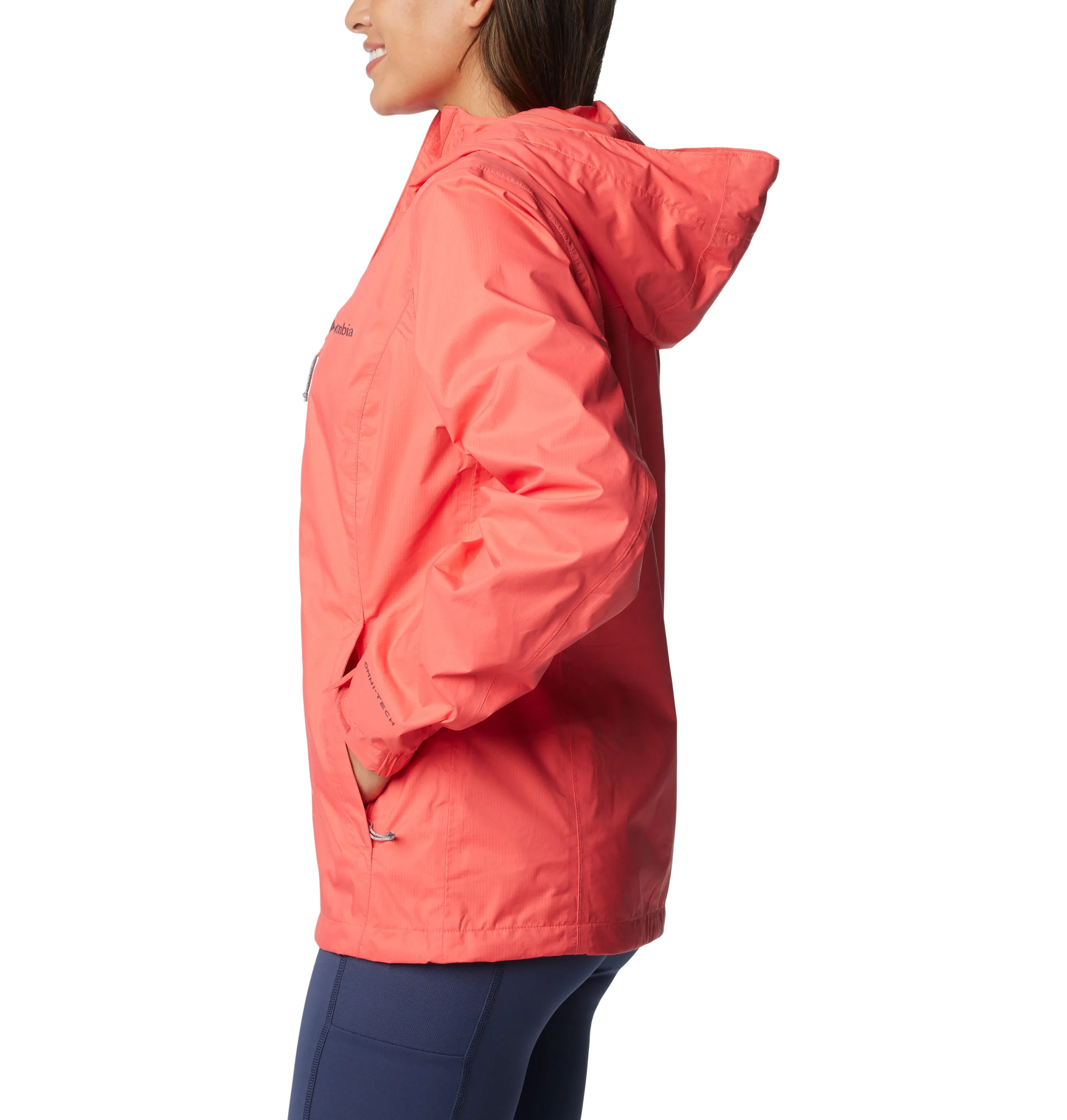 Columbia Women's Pouring Adventure II Waterproof Jacket (Juicy)