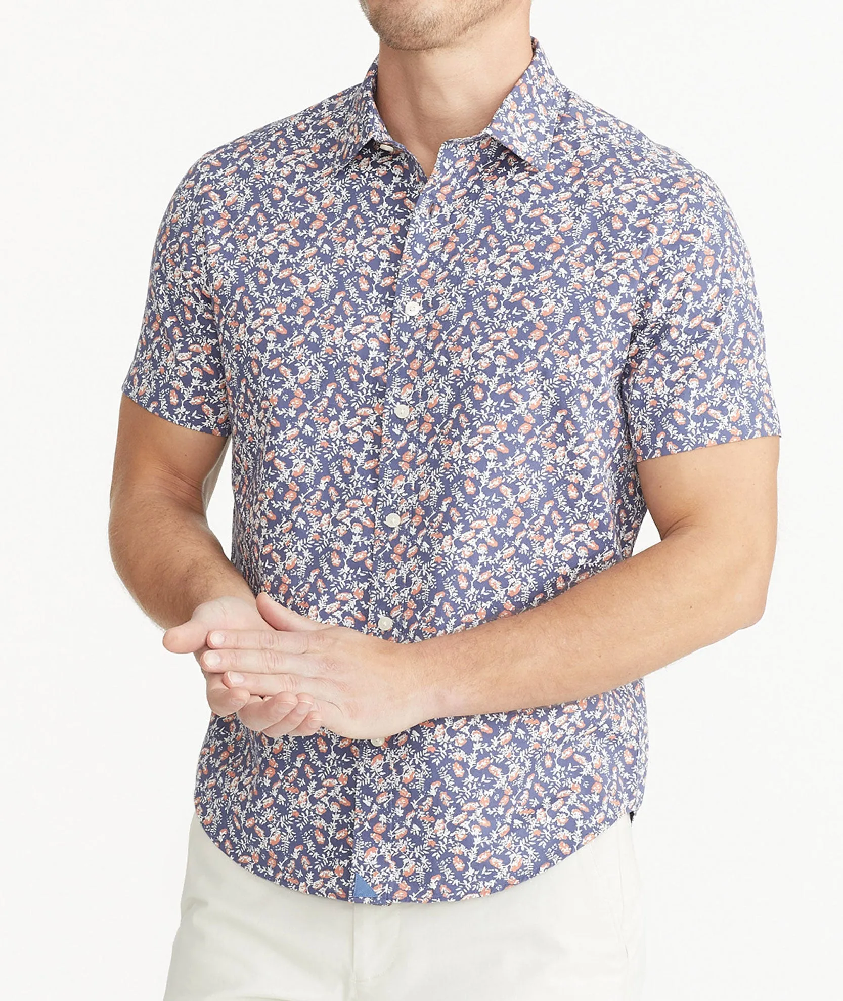 Cotton Short-Sleeve Buckley Shirt