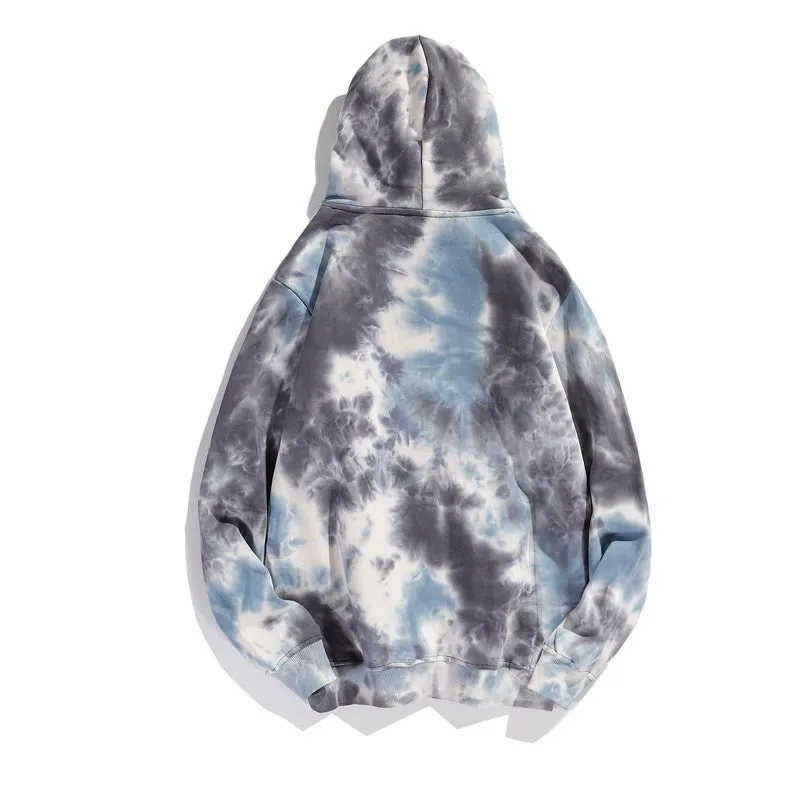 Custom Unisex French Terry Tie Dye Hoodie