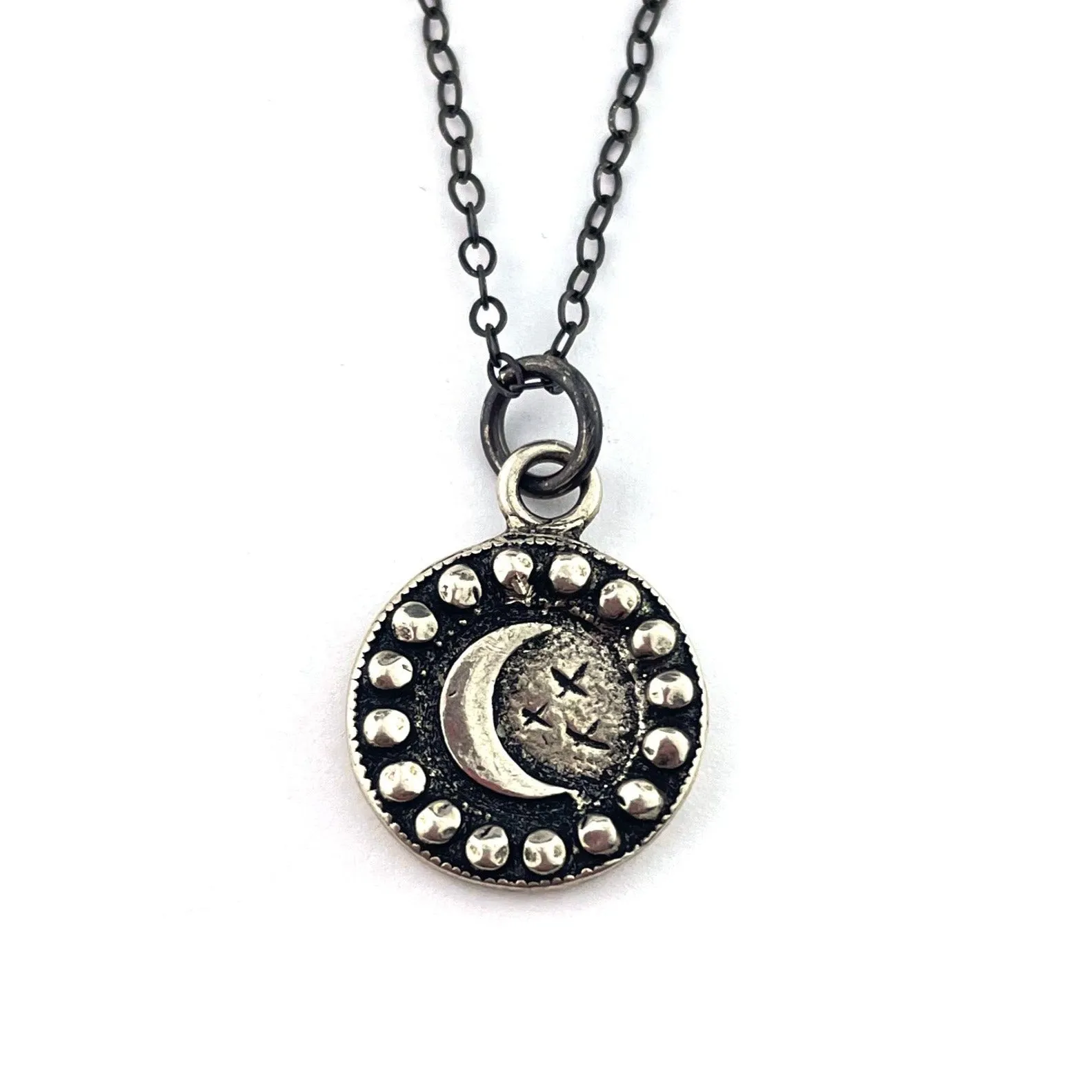 Daughter MOON Necklace - Silver