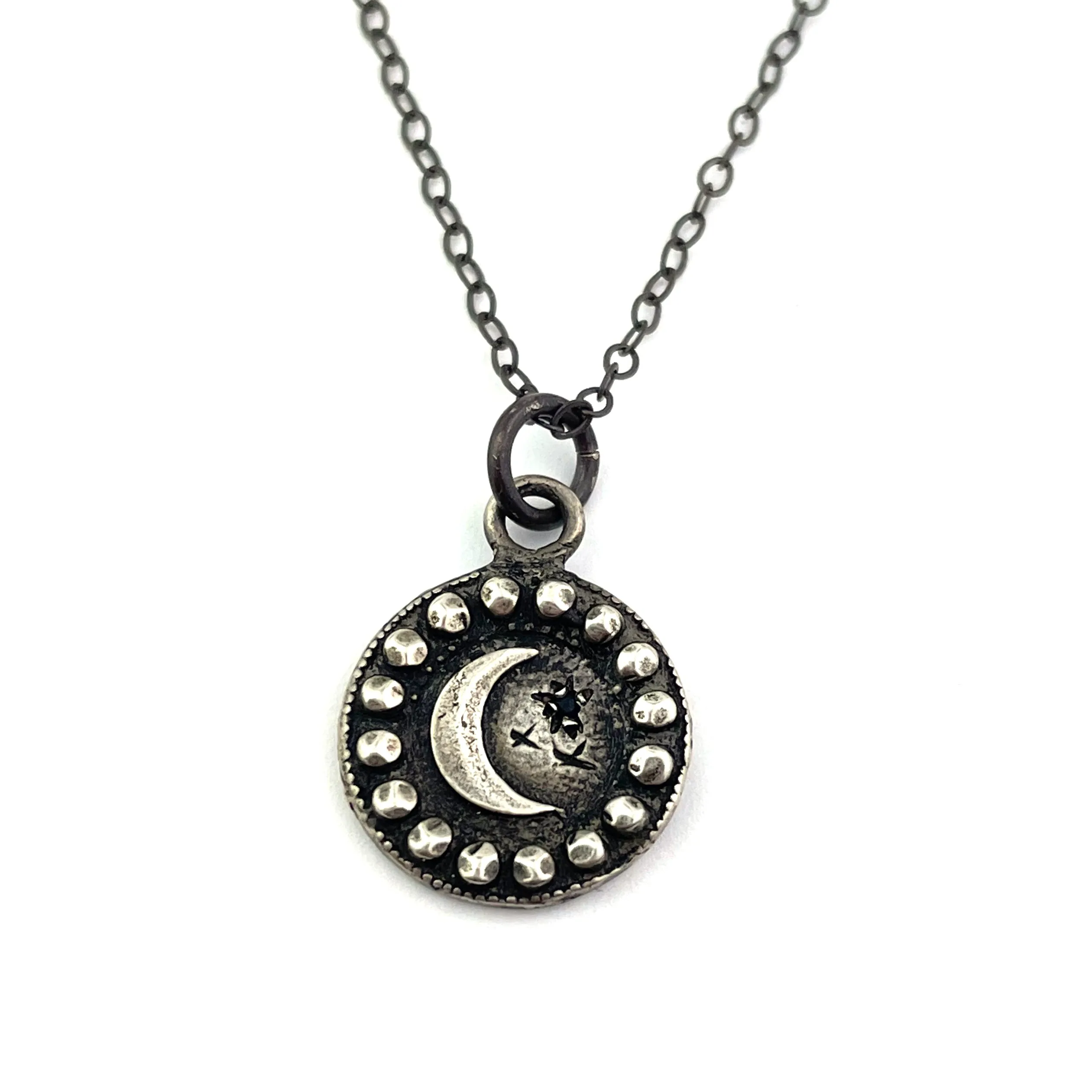 Daughter MOON Necklace - Silver