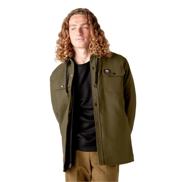 Dickies Skateboarding Duck Shirt Jacket - Dark Olive