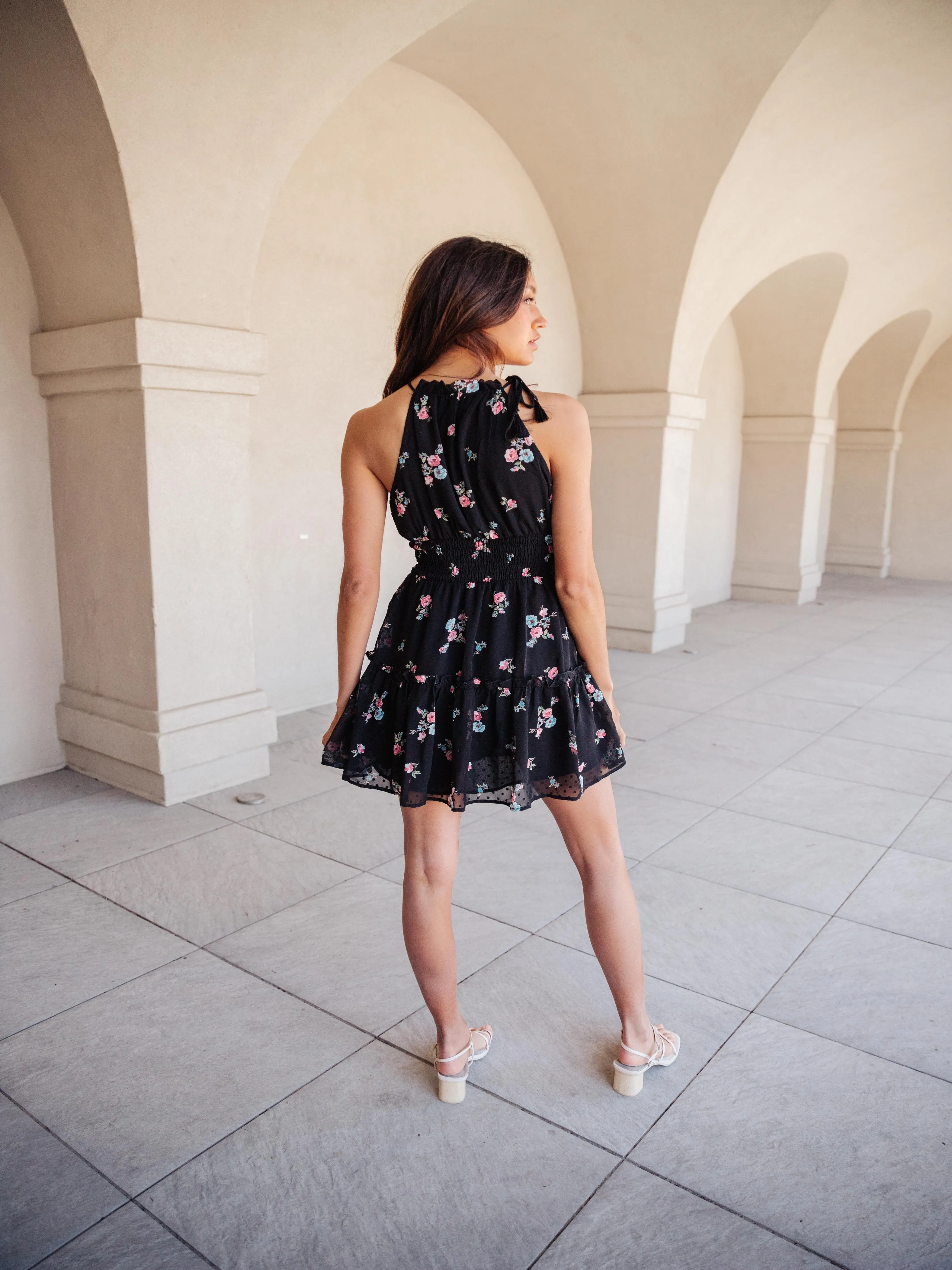 Ditzy Floral Mini Dress