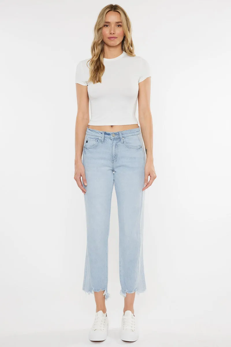 Erin High Rise Slim Straight Leg Jeans