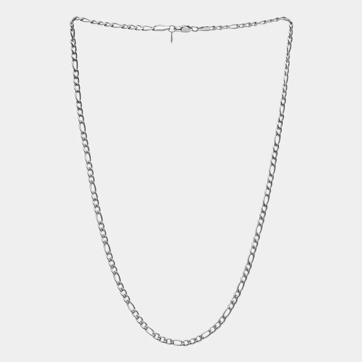 Figaro Chain - White Gold