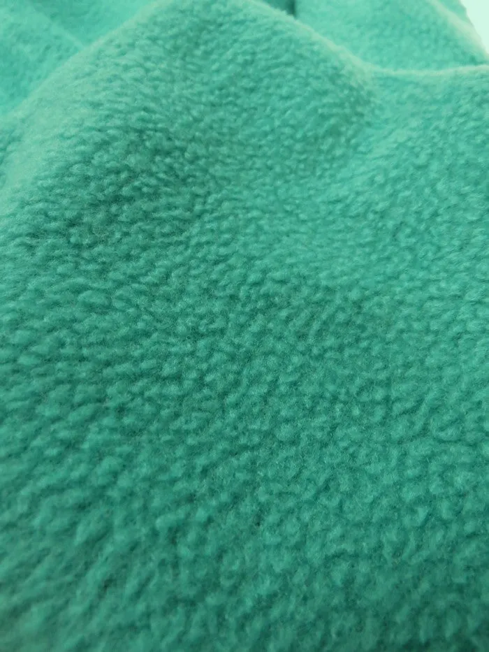 Fleece Fabric Solid / Hunter Green / 30 Yard Roll